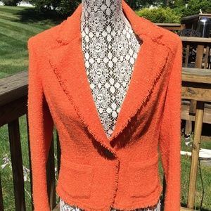 VERSACE JEANS COUTURE ORANGE JACKET SIZE 30/44